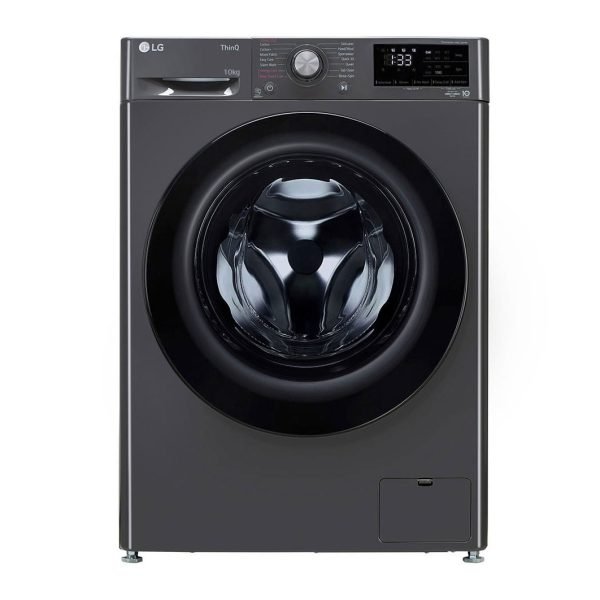 LG 10Kg Front Load Washing Machine, AI Direct Drive™, Middle Black
