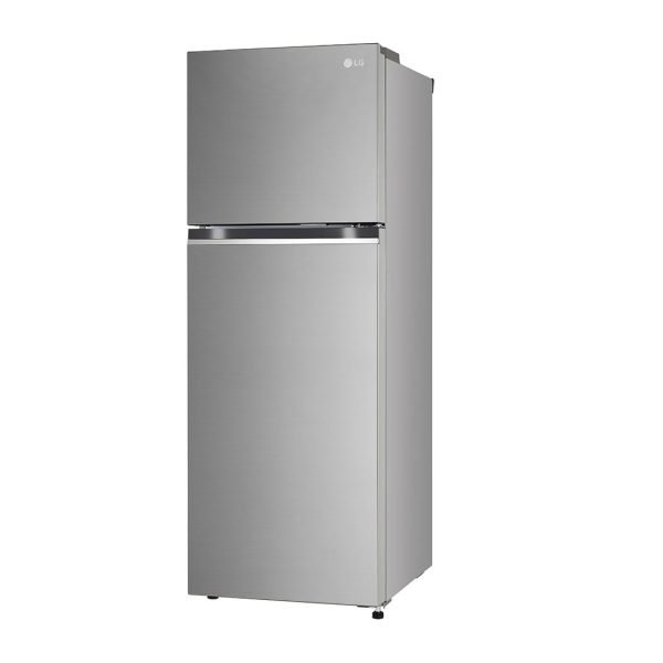 LG 246L Double Door Refrigerator, Convertible, Smart Diagnosis™, Shiny Steel Finish, 3 Star