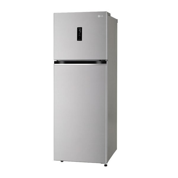 LG 322L Double Door Refrigerator, Wi-Fi Convertible, DoorCooling+™, Smart Diagnosis™, Shiny Steel, 2