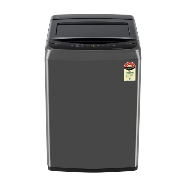 LG 8 Kg Top Load Washing Machine, Smart Inverter Motor, Middle Black