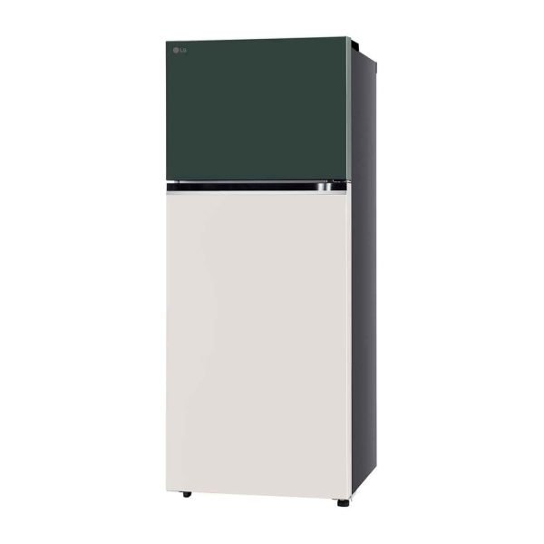 LG 398L Double Door Refrigerator with Smart Diagnosis, Auto Smart Connect, Objet Collection, Emerald Tango Finish, 2